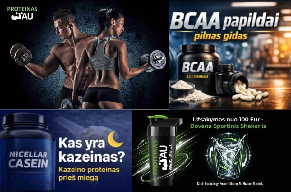 Aukštos kokybės proteinas raumenų augimui ir greitesniam atsistatymui Aukštos kokybės proteinas raumenų augimui ir greitesniam atsistatymui