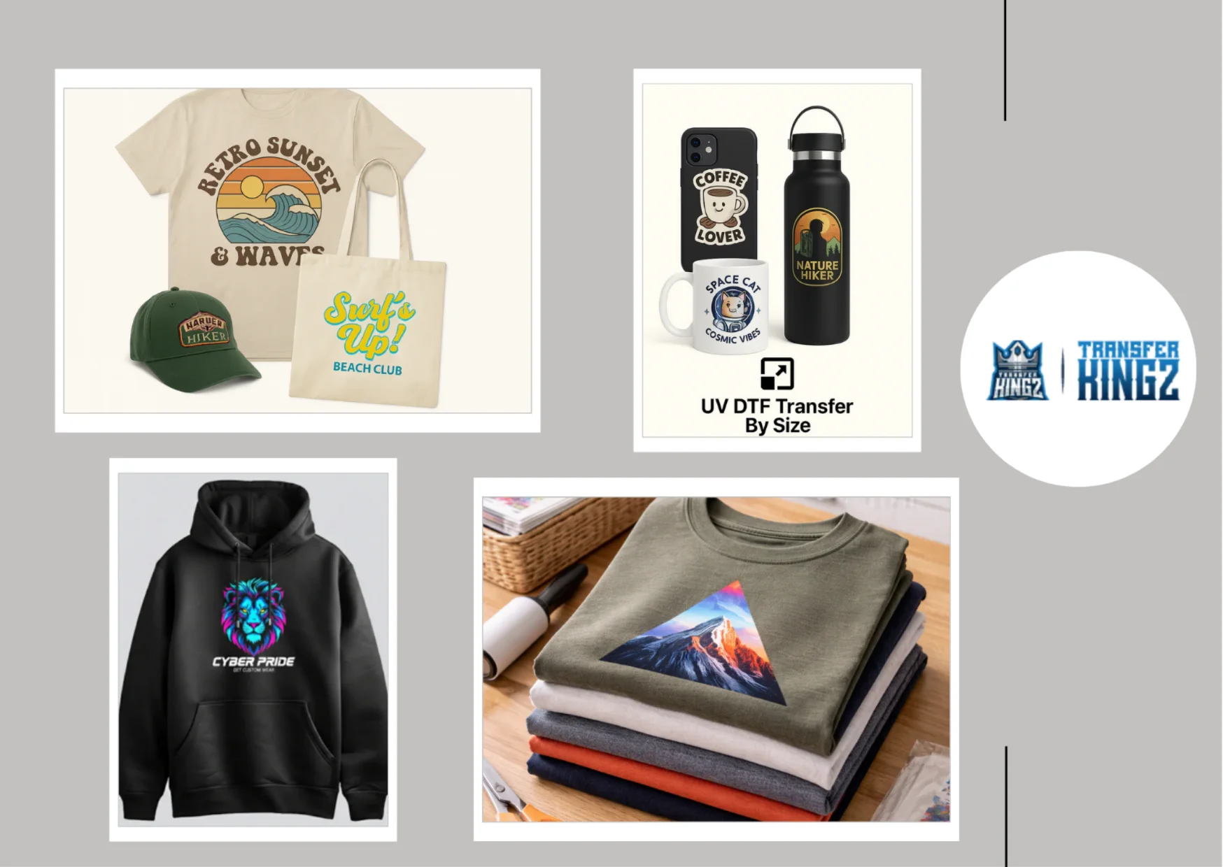 TransferkingZ Premium DTF Transfers for High-Quality Custom Apparel and Merchandise TransferkingZ Premium DTF Transfers for High-Quality Custom Apparel and Merchandise