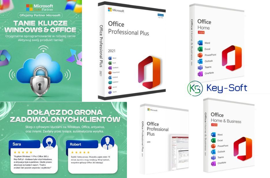 Klucze Windows i Office w Polsce: zaufane pakiety w atrakcyjnych cenach Klucze Windows i Office w Polsce: zaufane pakiety w atrakcyjnych cenach